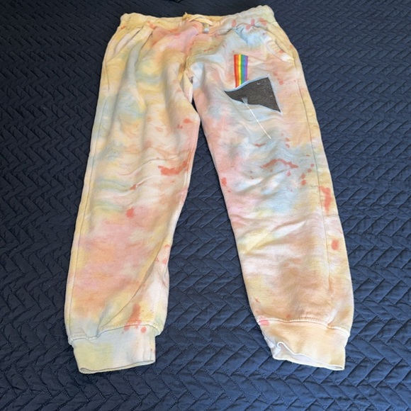 Pink Floyd tie dye jogger sweatpants size large! - Picture 5 of 6